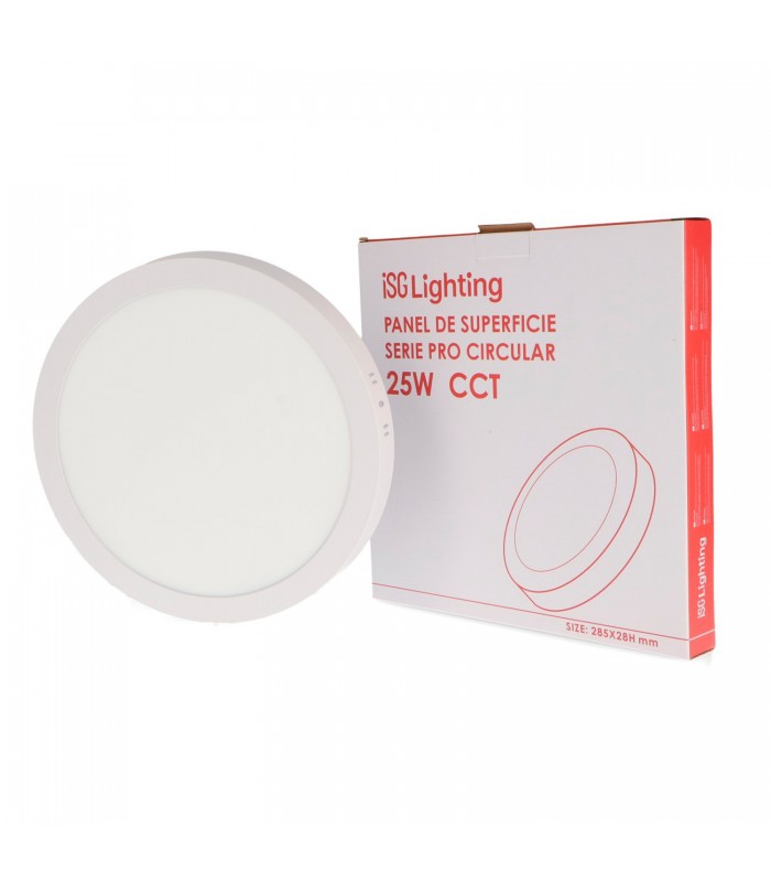 Plafón Led SERIE PRO LIFUD 25W 2500Lm IP20 Redondo Blanco CCT