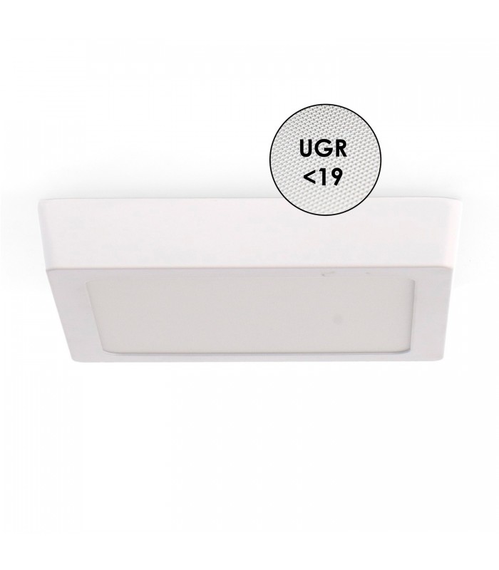 Plafón Led SERIE PRO LIFUD 12W 1200Lm IP20 Cuadrado Blanco CCT