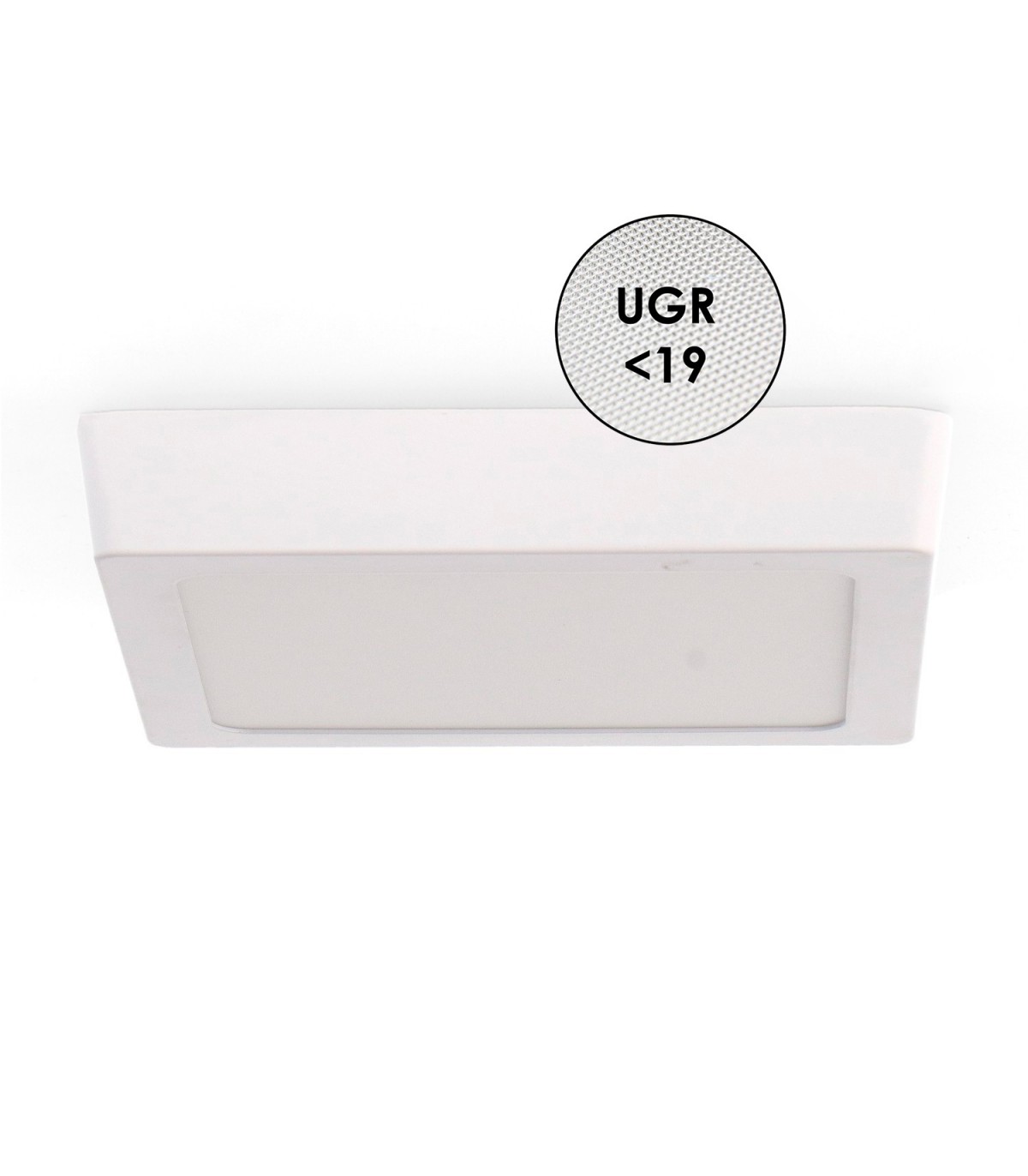 Plafón Led SERIE PRO LIFUD 12W 1200Lm IP20 Cuadrado Blanco CCT