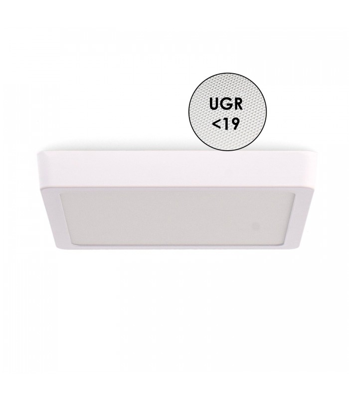 Plafón Led SERIE PRO LIFUD 20W 2000Lm IP20 Cuadrado Blanco CCT