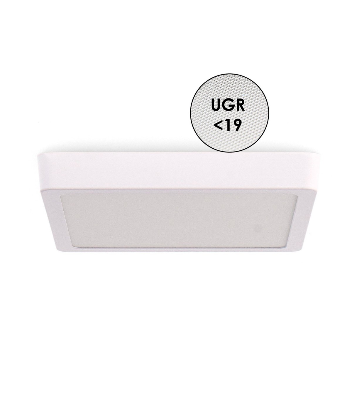 Plafón Led SERIE PRO LIFUD 20W 2000Lm IP20 Cuadrado Blanco CCT