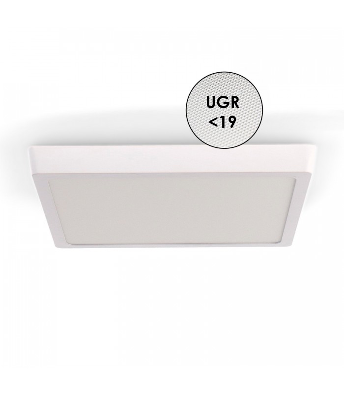 Plafón Led SERIE PRO LIFUD 25W 2500Lm IP20 Cuadrado Blanco CCT