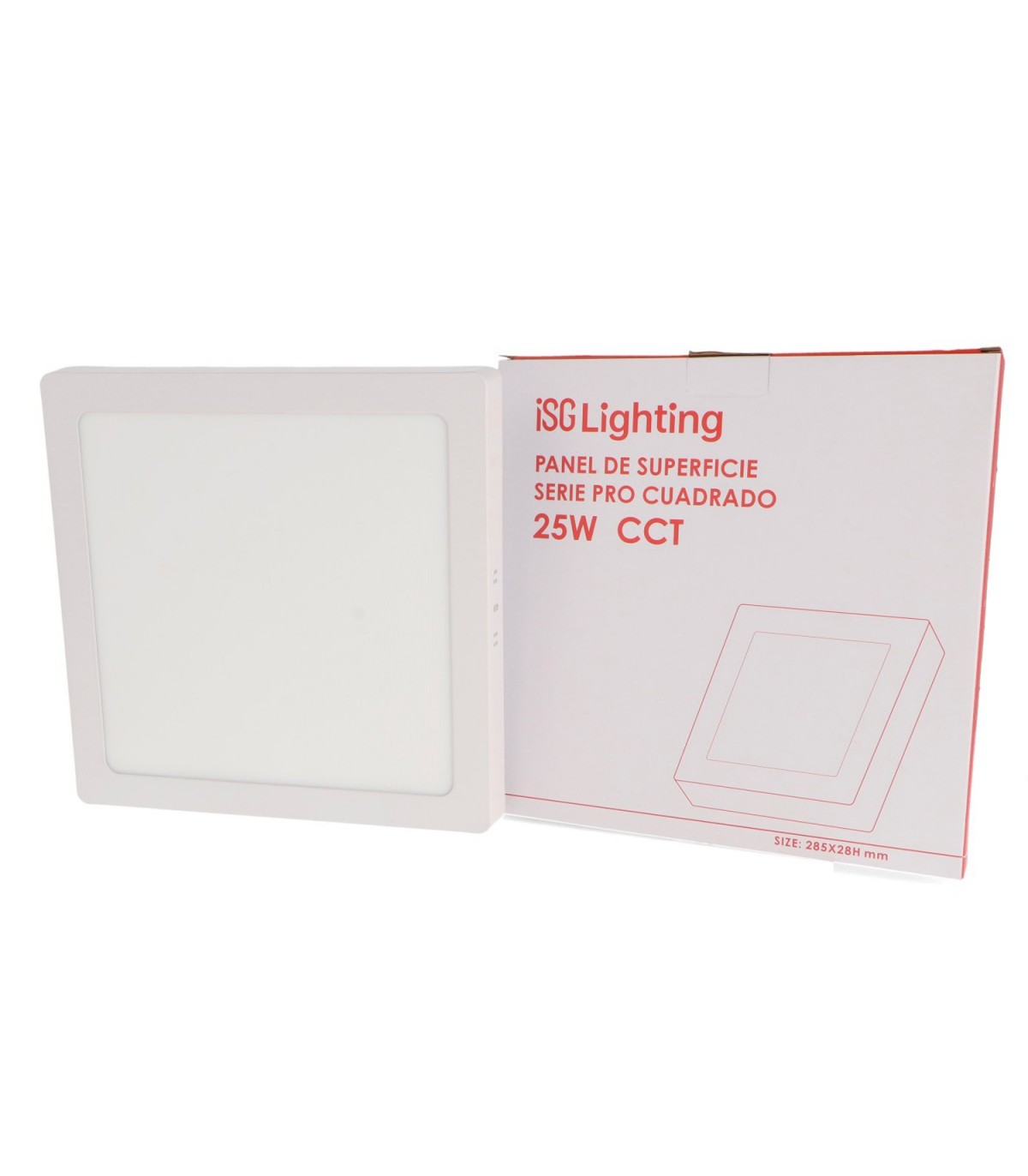 Plafón Led SERIE PRO LIFUD 25W 2500Lm IP20 Cuadrado Blanco CCT