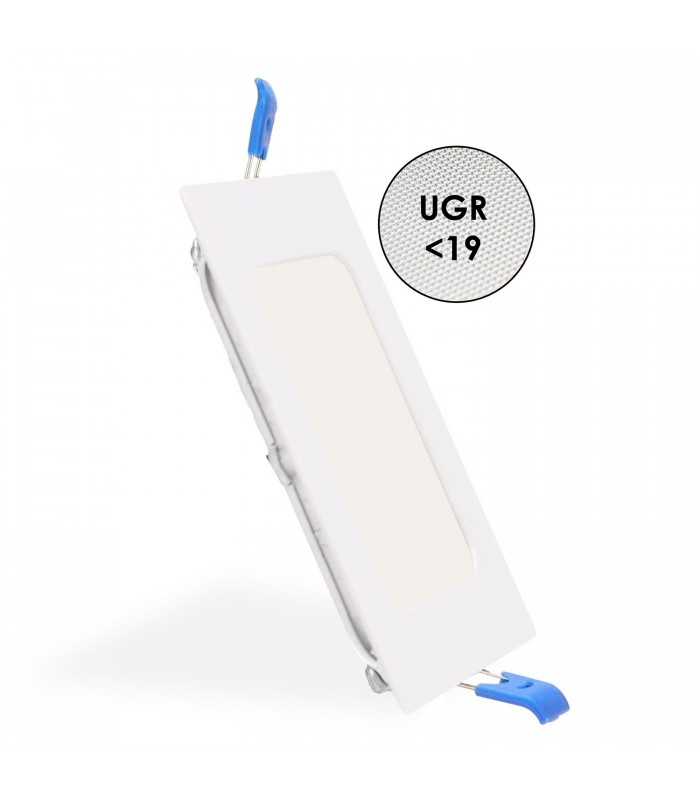 Downlight Led SERIE PRO LIFUD 6W 600Lm IP20 Cuadrado Blanco CCT