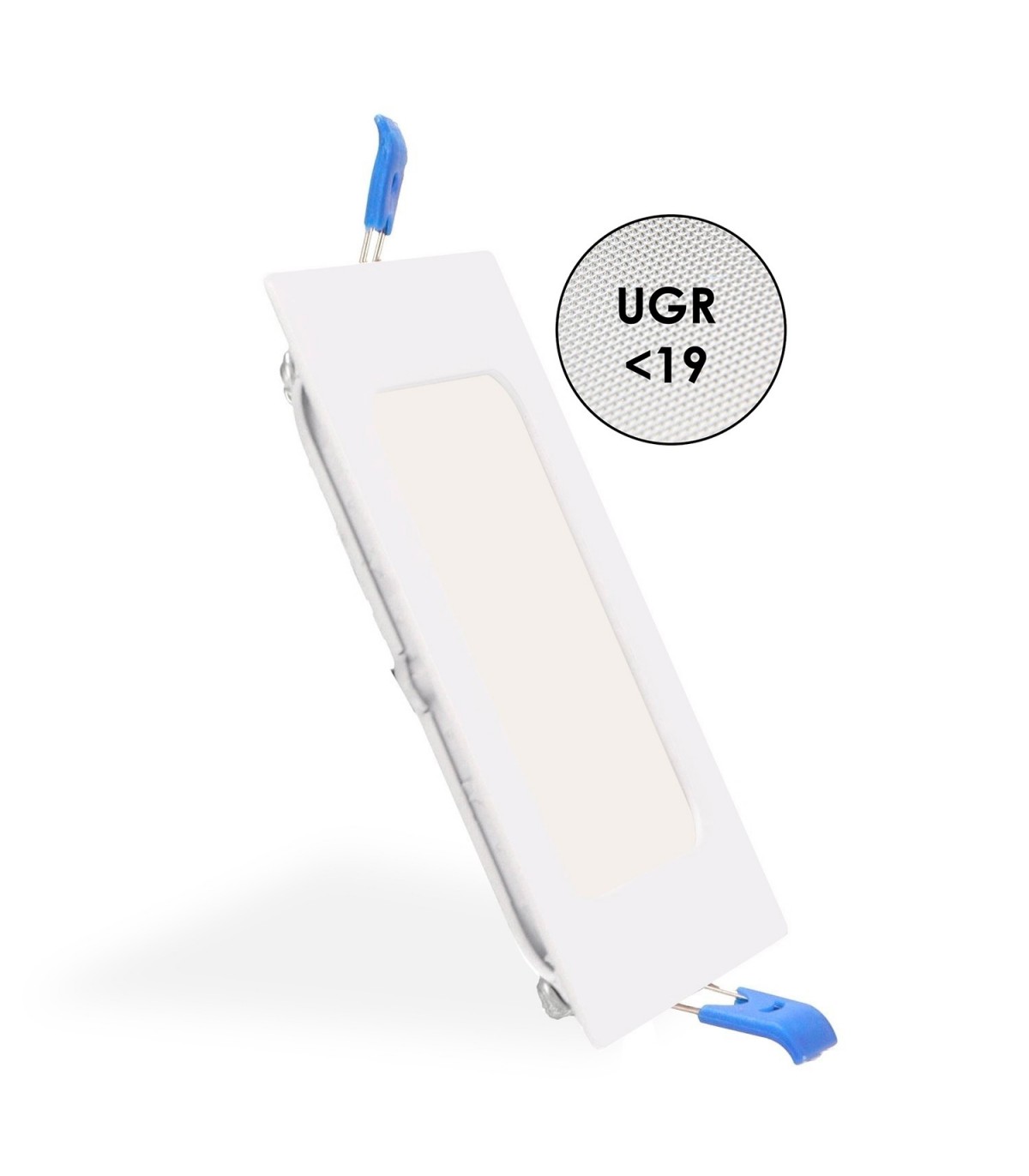 Downlight Led SERIE PRO LIFUD 6W 600Lm IP20 Cuadrado Blanco CCT