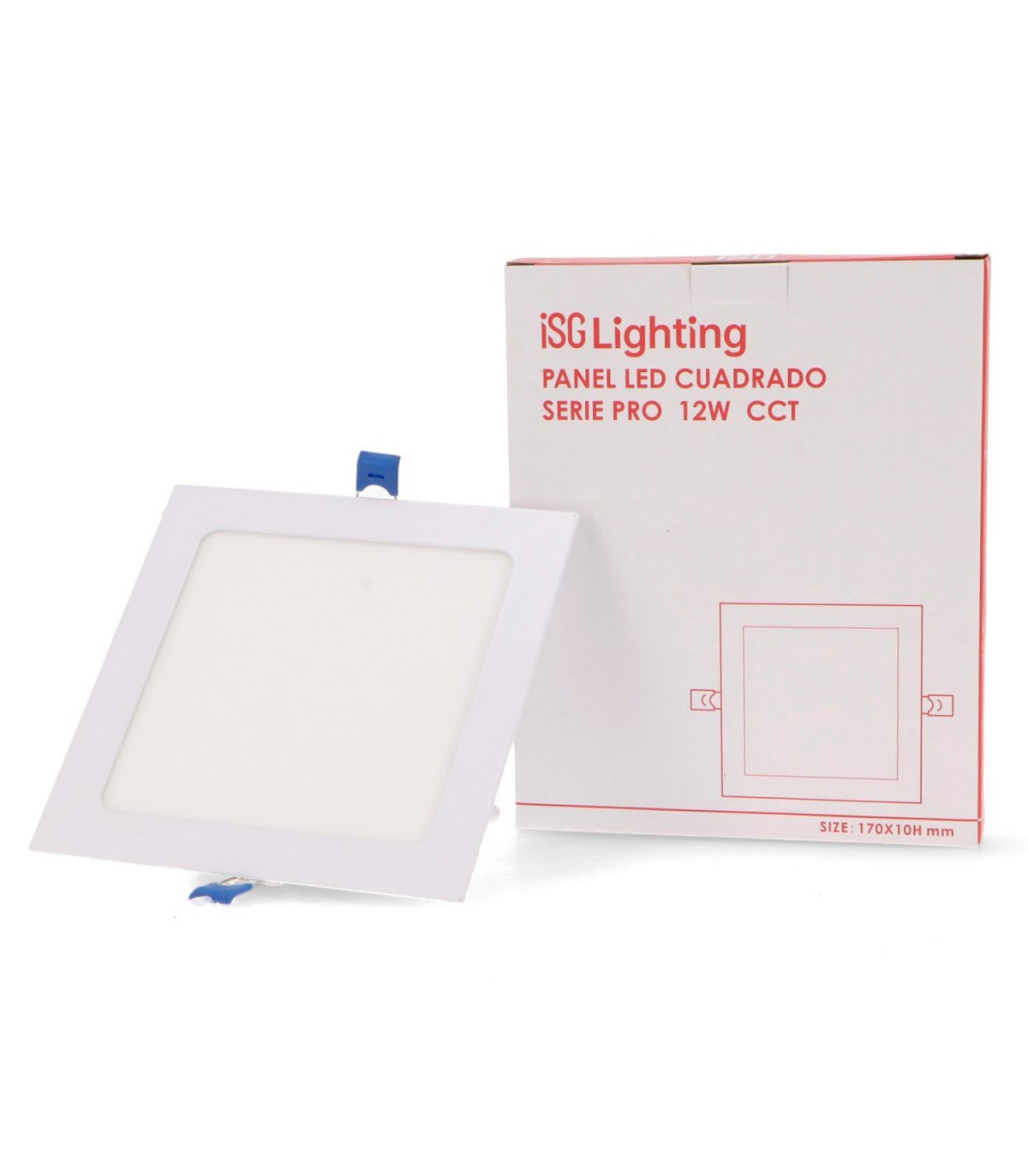 Downlight Led SERIE PRO LIFUD 12W 1200Lm IP20 Cuadrado Blanco CCT