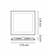 Downlight Led SERIE PRO LIFUD 12W 1200Lm IP20 Cuadrado Blanco CCT