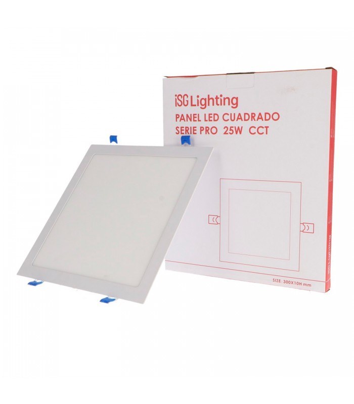 Downlight Led SERIE PRO LIFUD 25W 2500Lm IP20 Cuadrado Blanco CCT