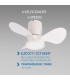 Ventilador Led NATURE DC 18W 1500Lm 3 Aspas CCT