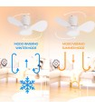 Ventilador Led NATURE DC 18W 1500Lm 3 Aspas CCT