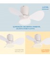 Ventilador Led NATURE DC 18W 1500Lm 3 Aspas CCT