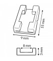 Conector Para Tira Led 8Mm 12V/24V 2 Pin
