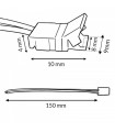 Conector Con Cable Para Tira Led 8Mm 12V/24V 2 Pin
