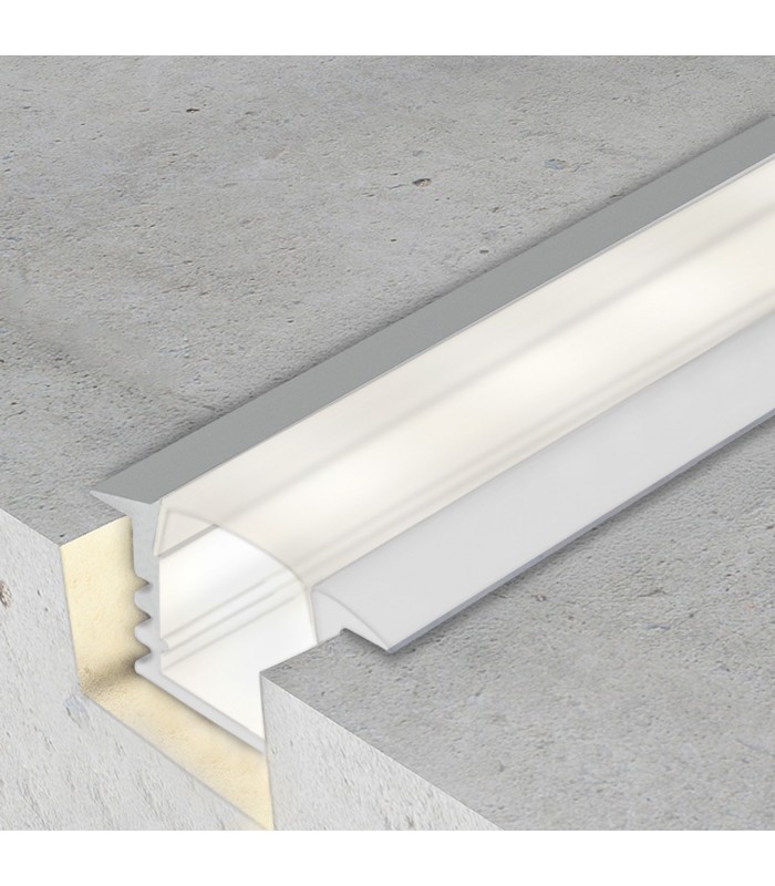 Perfil Aluminio PLADUR Empotrar -2 Metros-