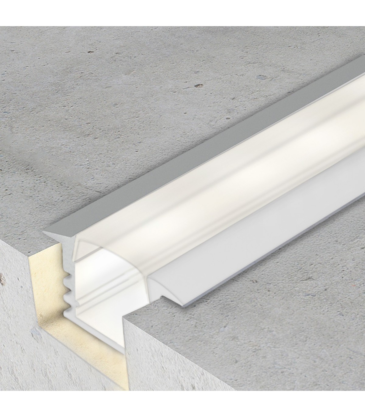 Perfil Aluminio PLADUR Empotrar -2 Metros-