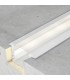Perfil Aluminio PLADUR Lacado blanco Empotrar -2 Metros-