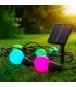 Guirnalda Led Solar 1.2W 10 Bombillas 6,5 Metros IP54 RGBW