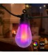 Guirnalda Led Solar 1.2W 10 Bombillas 8 Metros IP54 RGBW