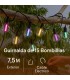Guirnalda Led 5W 15 Bombillas 220V 7,5 Metros IP44 RGBW
