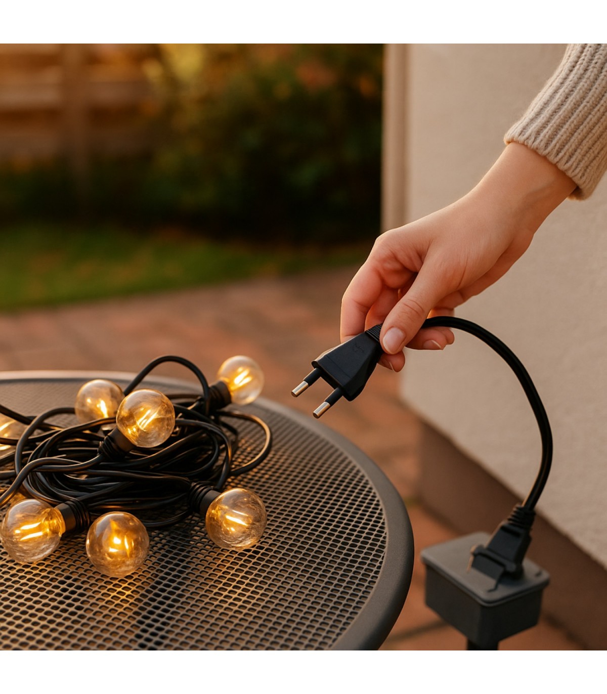 Guirnalda Led 10W 25 Bombillas 220V 7,5 Metros IP44