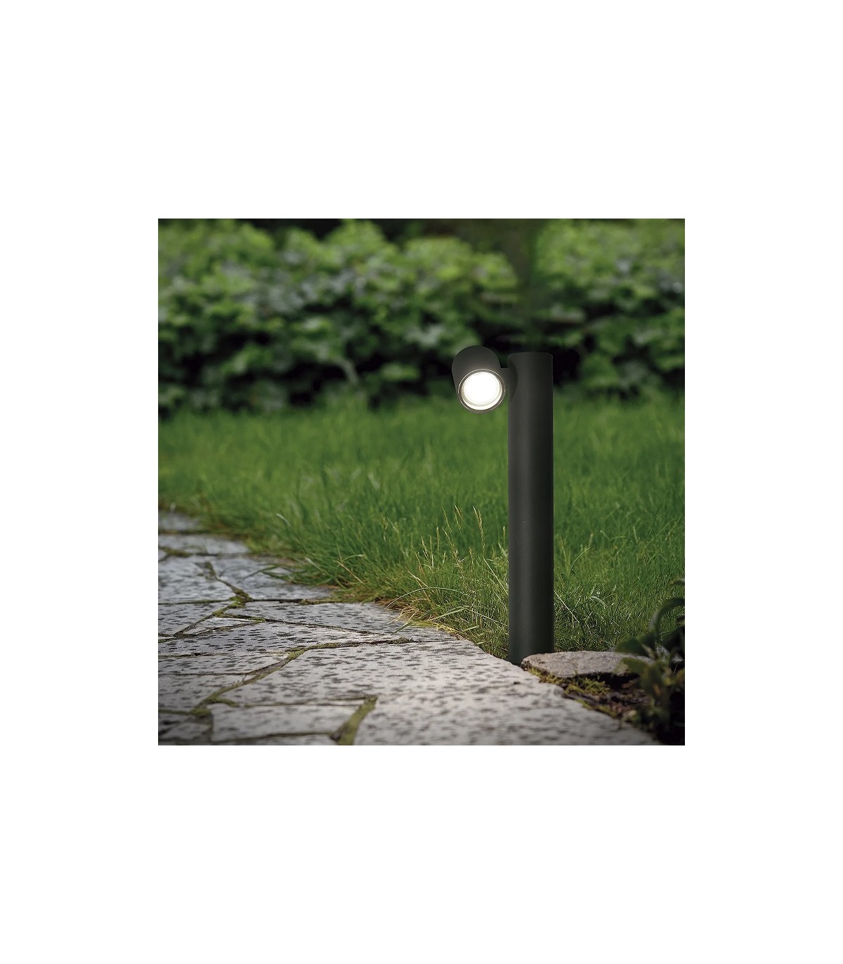 Baliza URBAN RUAN 1xGU10 Negro IP44