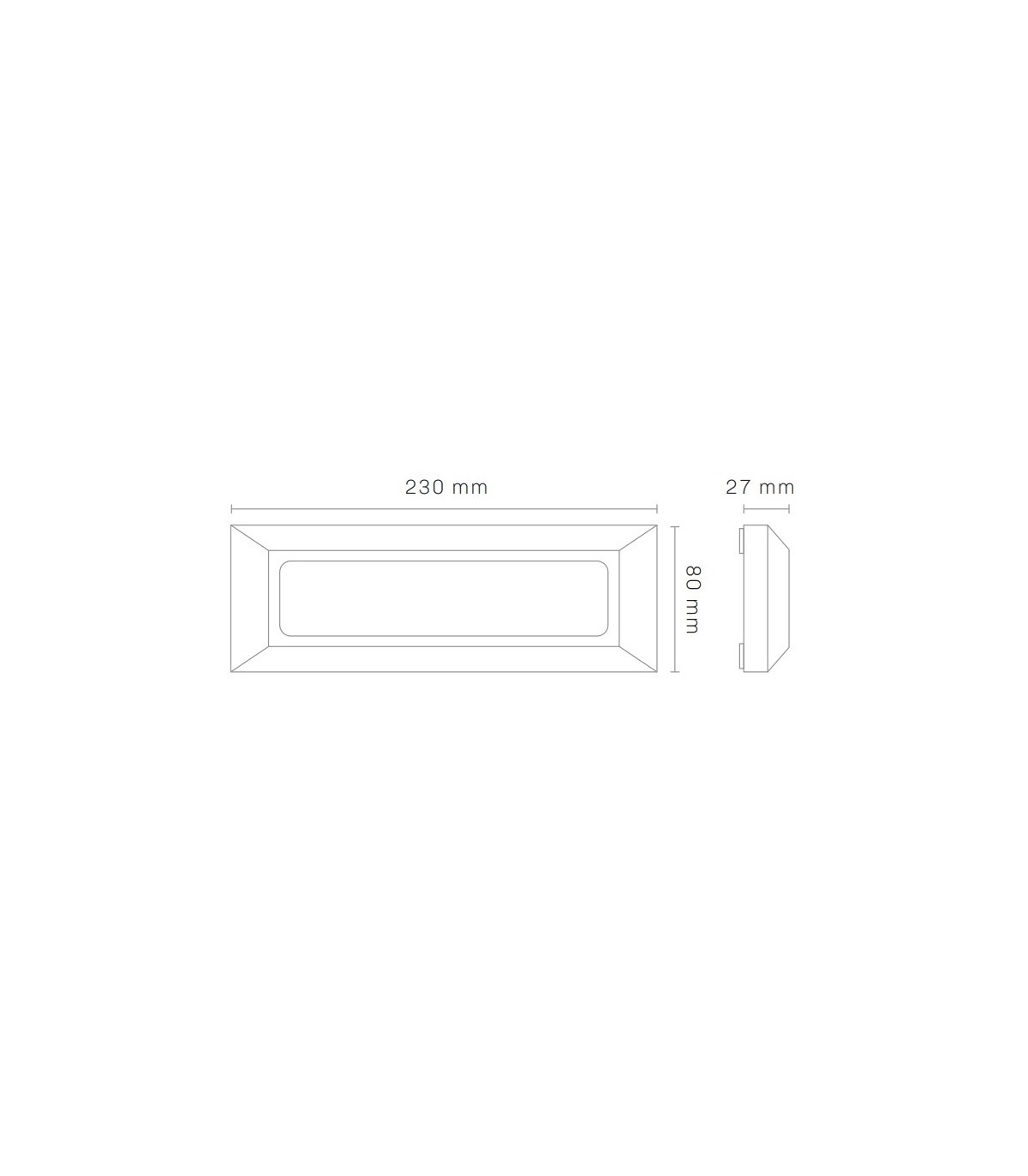 Baliza Led Superficie PEREZ Blanco 3W 180LM IP65 CCT