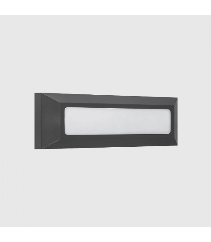 Baliza Led Superficie PEREZ Antracita 3W 180LM IP65 CCT