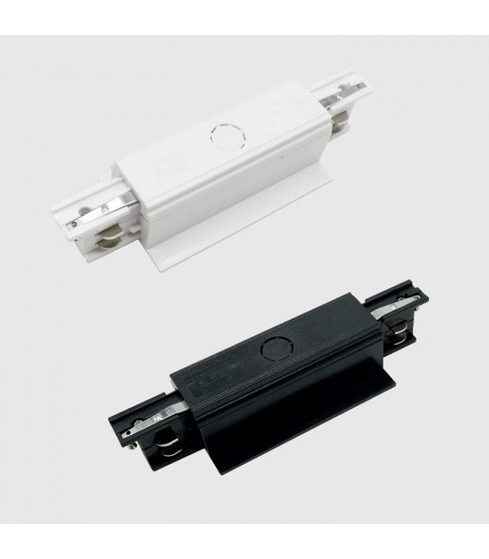 Conector Con Separador En Línea Para Carril Trifásico Empotrable
