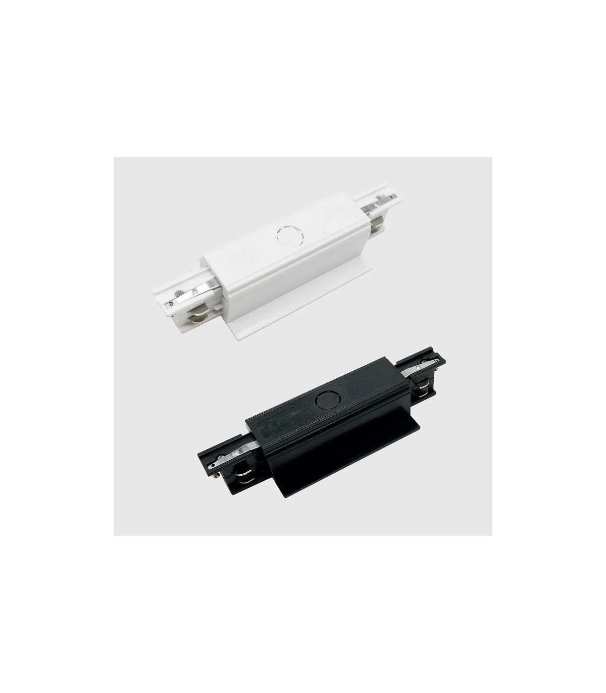 Conector Con Separador En Línea Para Carril Trifásico Empotrable