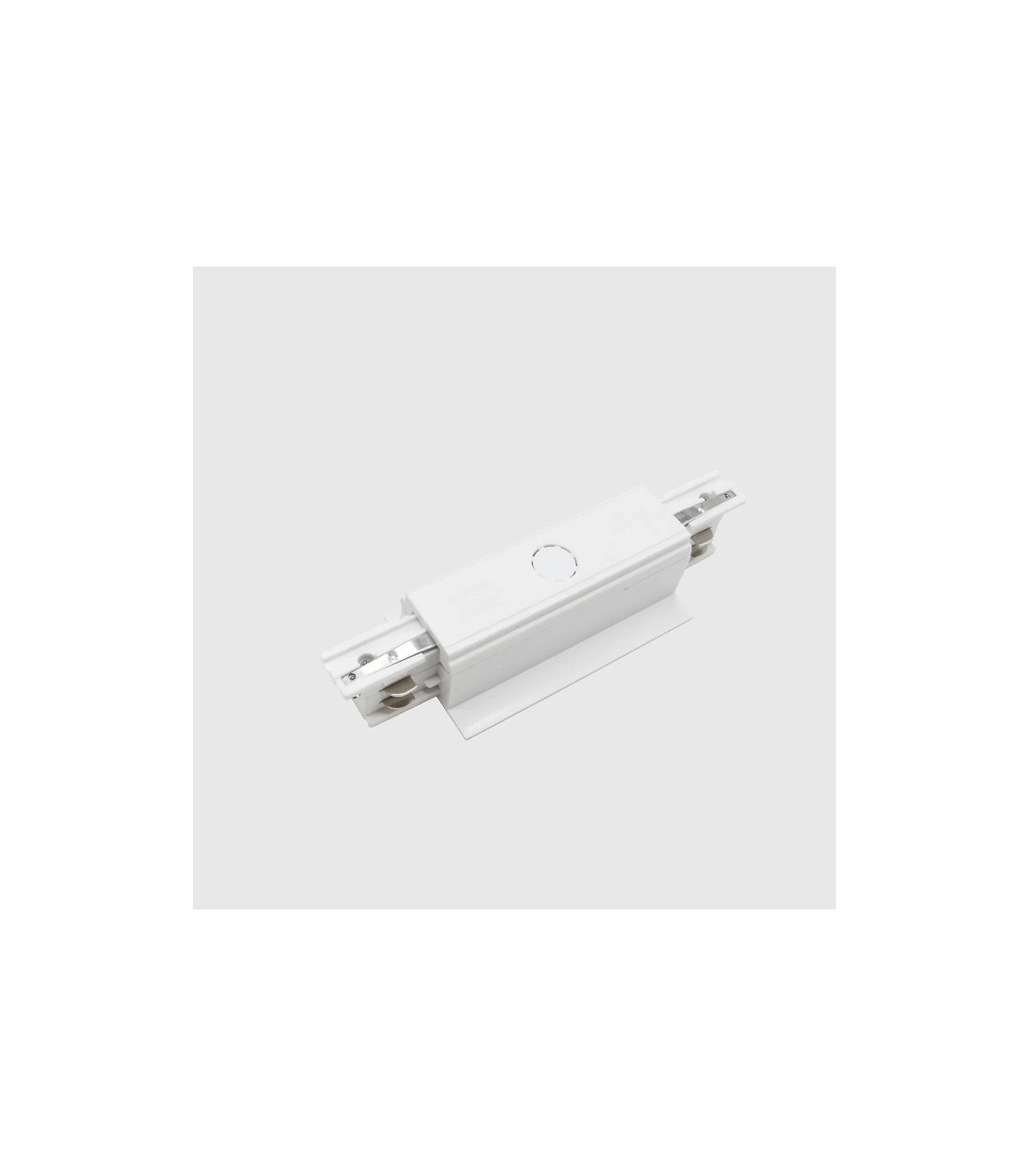 Conector Con Separador En Línea Para Carril Trifásico Empotrable
