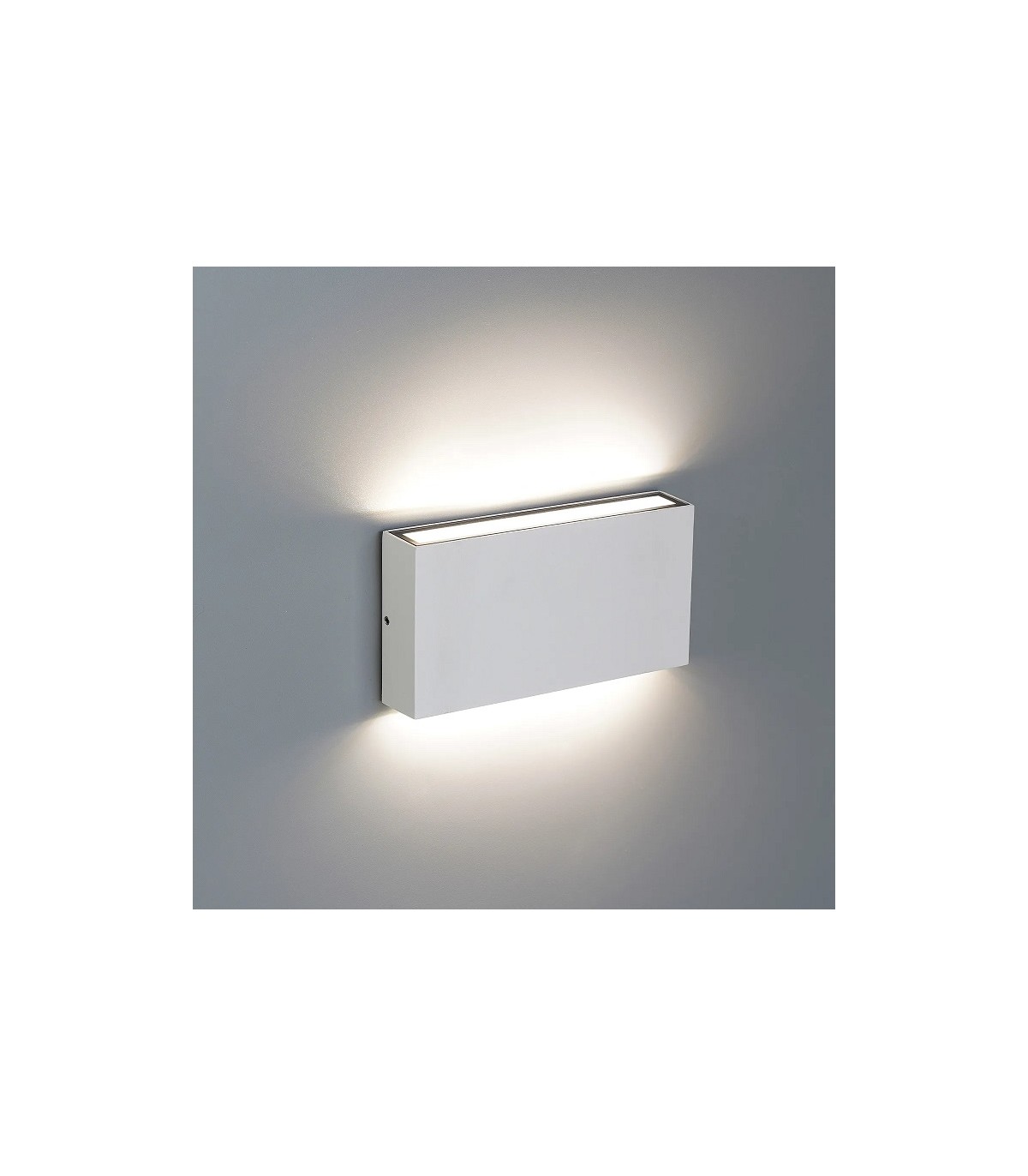 Aplique de Pared Led CHEK Blanco 2x5W 1190Lm IP54 CCT