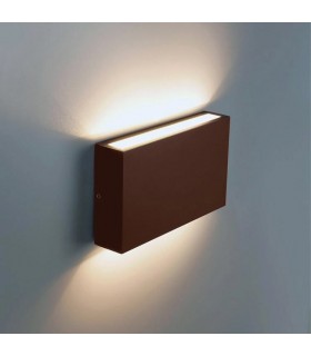 Aplique de Pared Led CHEK Óxido Corten 2x5W 1190Lm IP54 CCT