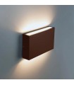 Aplique de Pared Led CHEK Óxido Corten 2x5W 1190Lm IP54 CCT