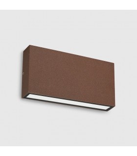 Aplique de Pared Led CHEK Óxido Corten 2x5W 1190Lm IP54 CCT