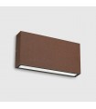 Aplique de Pared Led CHEK Óxido Corten 2x5W 1190Lm IP54 CCT