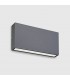 Aplique de Pared Led CHEK Antracita 2x5W 1190Lm IP54 CCT