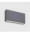 Aplique de Pared Led CHEK Antracita 2x5W 1190Lm IP54 CCT
