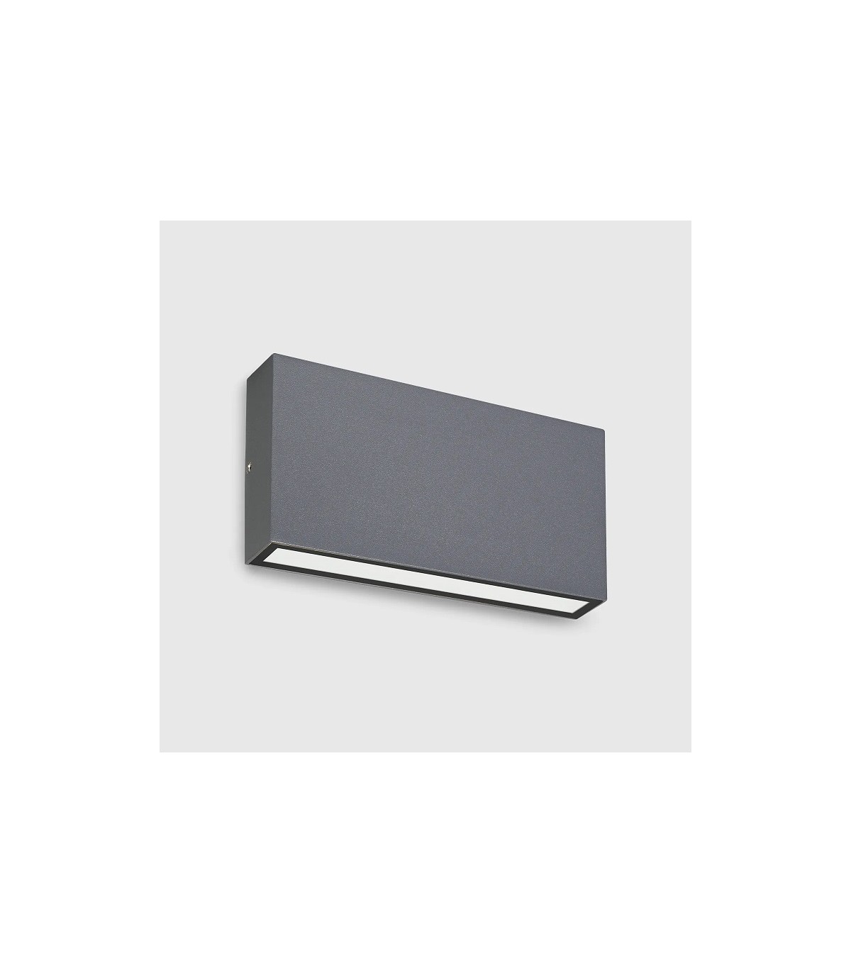 Aplique de Pared Led CHEK Antracita 2x5W 1190Lm IP54 CCT