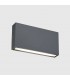 Aplique de Pared Led CHEK Antracita 2x5W 1190Lm IP54 CCT