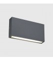 Aplique de Pared Led CHEK Antracita 2x5W 1190Lm IP54 CCT