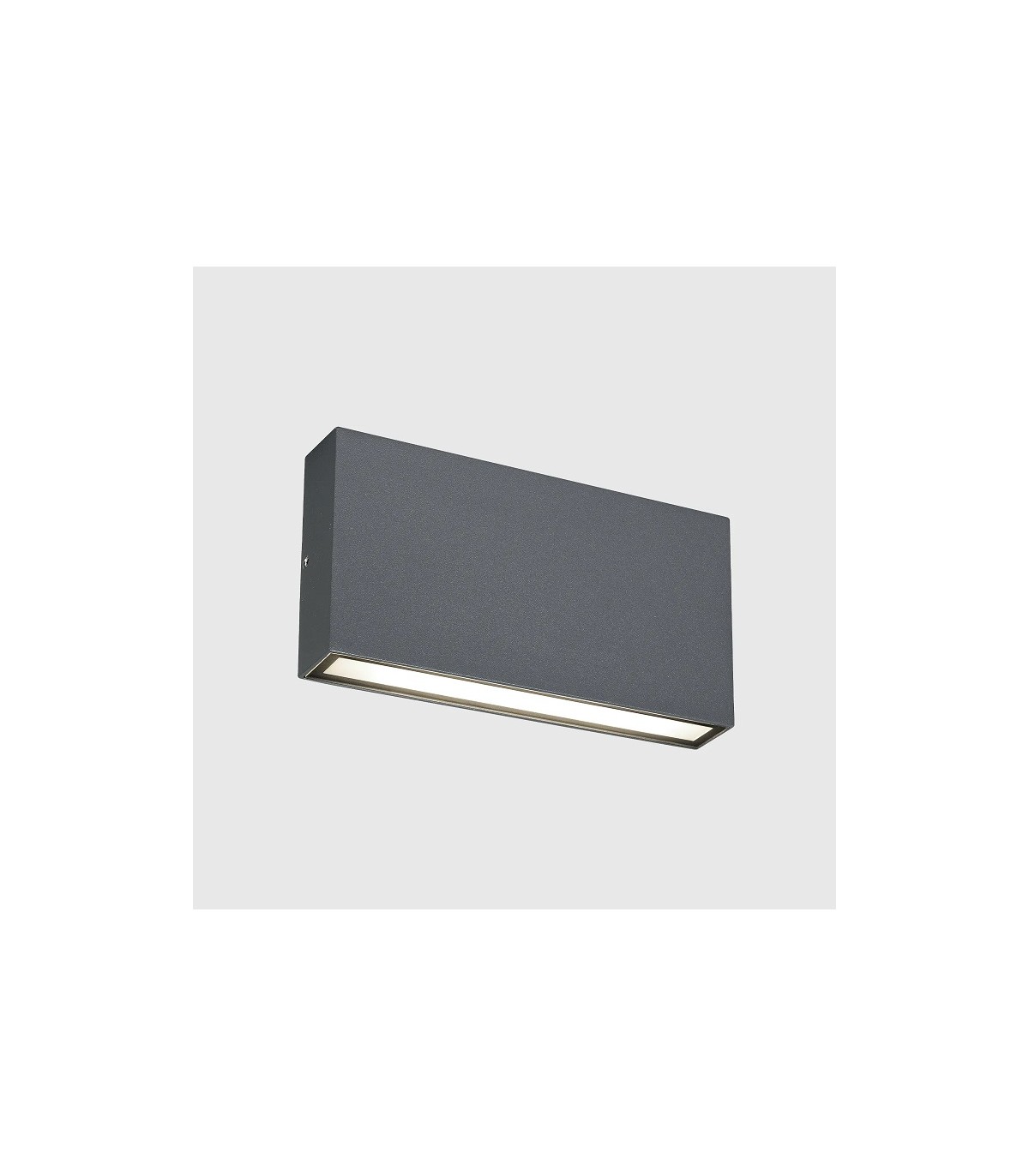 Aplique de Pared Led CHEK Antracita 2x5W 1190Lm IP54 CCT