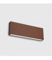Aplique de Pared Led CHEK Óxido Corten 2x12W 2930Lm IP54 CCT