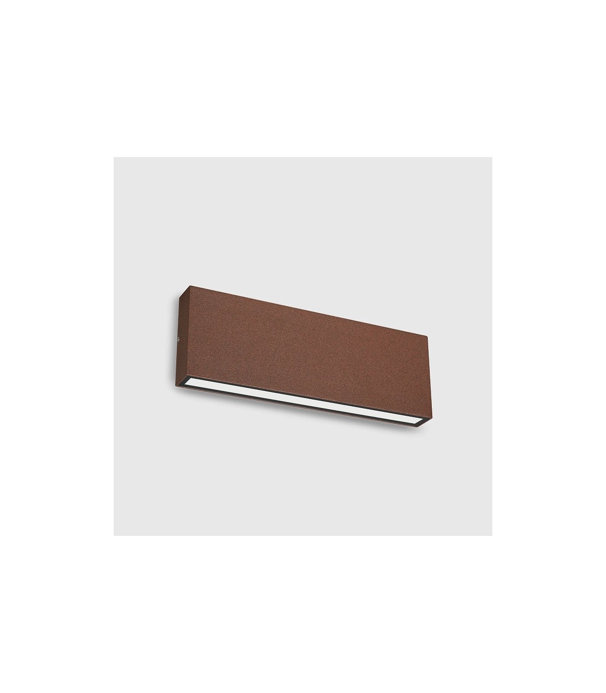 Aplique de Pared Led CHEK Óxido Corten 2x12W 2930Lm IP54 CCT