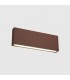 Aplique de Pared Led CHEK Óxido Corten 2x12W 2930Lm IP54 CCT