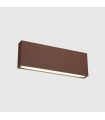 Aplique de Pared Led CHEK Óxido Corten 2x12W 2930Lm IP54 CCT