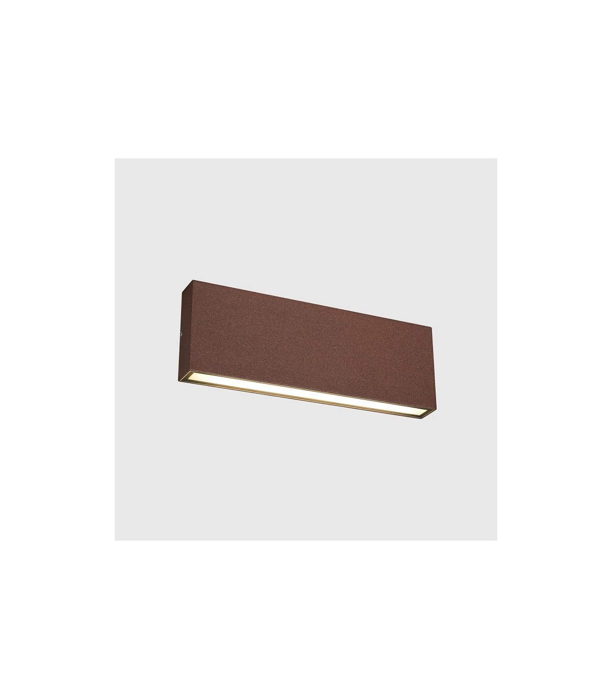 Aplique de Pared Led CHEK Óxido Corten 2x12W 2930Lm IP54 CCT