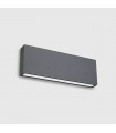 Aplique de Pared Led CHEK Antracita 2x12W 2930Lm IP54 CCT