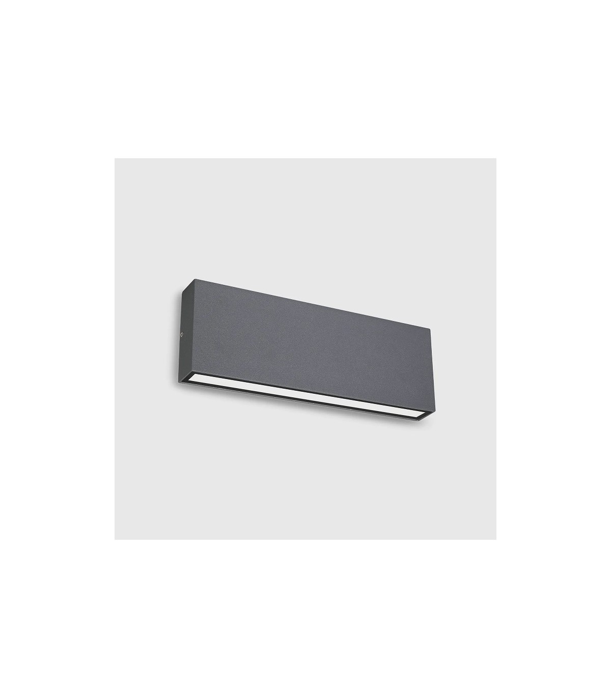 Aplique de Pared Led CHEK Antracita 2x12W 2930Lm IP54 CCT