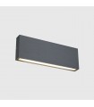 Aplique de Pared Led CHEK Antracita 2x12W 2930Lm IP54 CCT