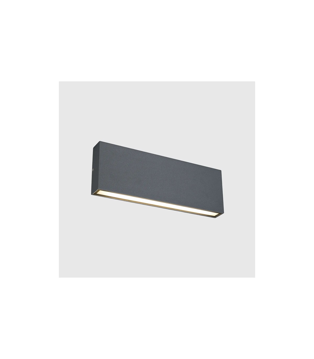 Aplique de Pared Led CHEK Antracita 2x12W 2930Lm IP54 CCT